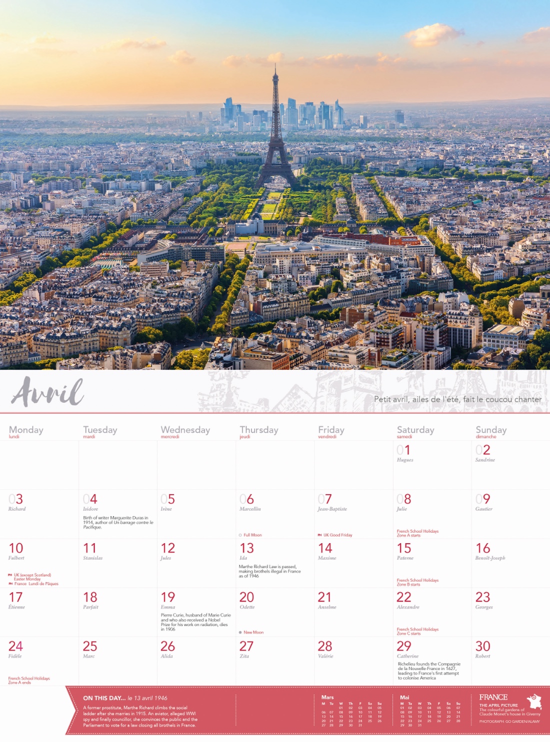 April spread